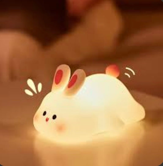 silicon rabbit lamp