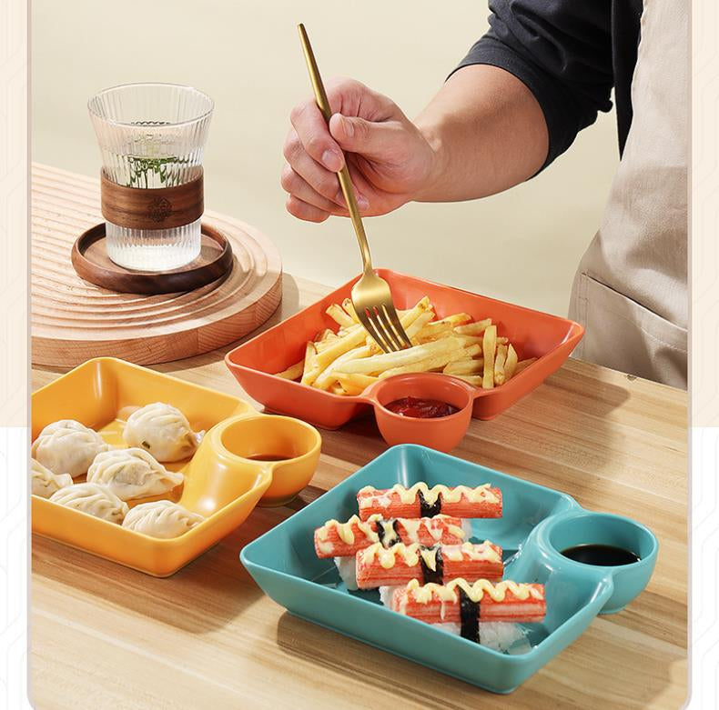 4 pieces Food Snack Dish