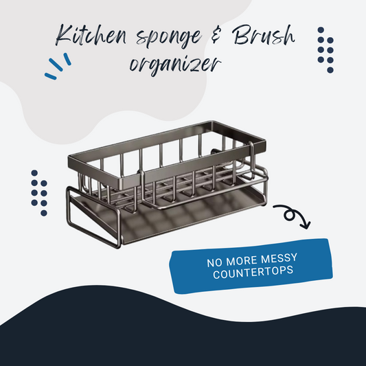 Kitchen sponge & Brush organizer