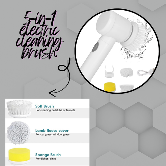 Electric cleaning brush 5 in 1