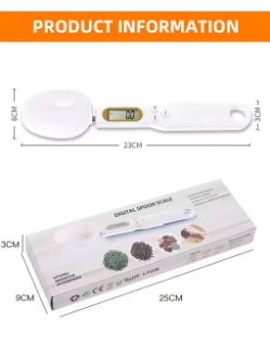 Digital measuring spoon