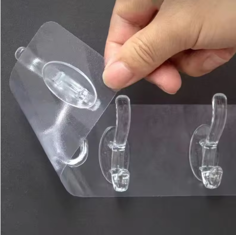 Transparent Sticky Wall Hooks