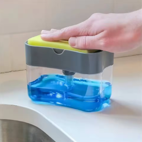 Soap dispenser with free Sponge
