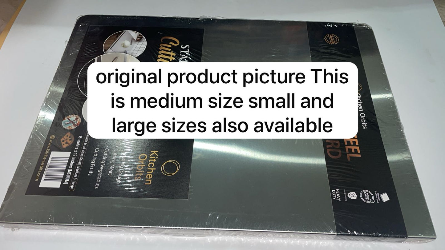 Stainless steel cutting board